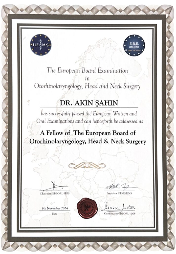 european board certificate