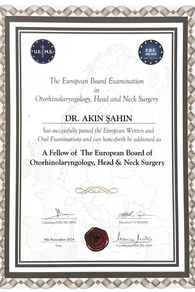 european board certificate